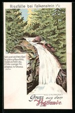 Lithographie falkenstein - falkenstein, im