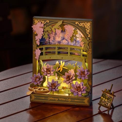 Rowood glitzernde wasser - wasser, lilie