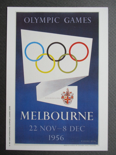 Kunst postkarte olympische - kunst,