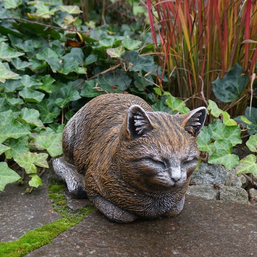 Katze kätzchen steinfigur - katze,