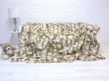 Luxus Echtes Kojote Fell Decke