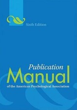 Publication Manual of the