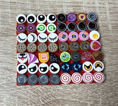 Lego fliese 1x1 rund - -,