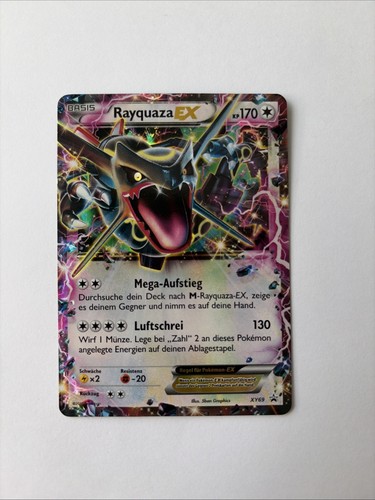 Rayquaza xy66 holo - ex, black