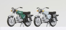 KRES 1:87 Komplettmodelle 2x Simson S51, dunkelgrün und grau