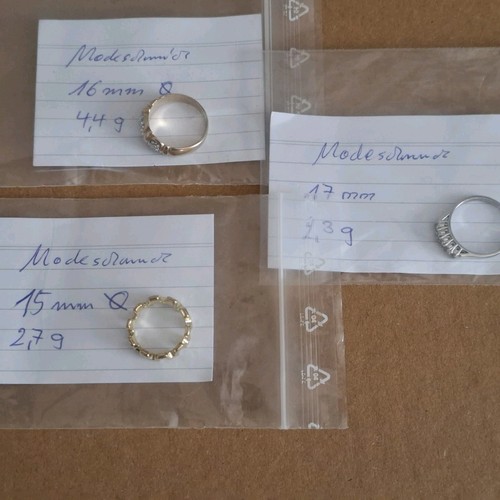 Modeschmuck ringe konvolut - modeschmuck,
