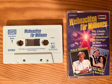 MC Weihnachten für Millionen Rene Kollo Willy Schneider Tölzer Kassette Europa