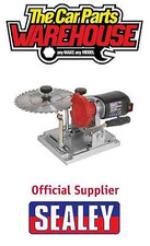 NEU Sealey SMS2003 Tischhalterung 90mm-400mm TCT Sägeblatt Schärfer/Schleifer 240v