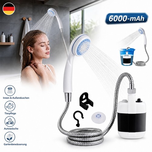 Tragbare 6000mah campingdusche - tragbare,