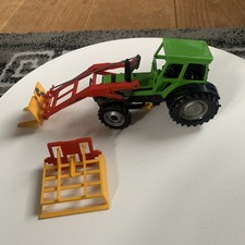 2 Britains Vintage Deutz Tractor Plus A Front End Loader