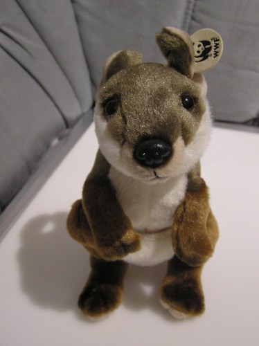 Wwf plüschtier känguru - känguru, plush