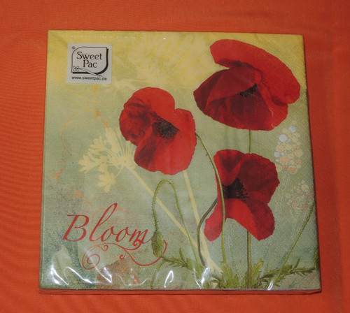 Servietten klatschmohn rot - 20,