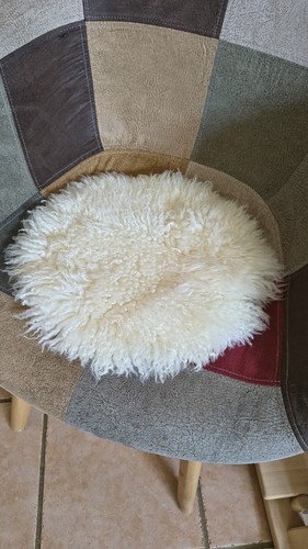 Lammfell sitzkissen - sitzkissen,