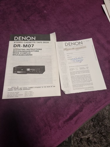 Bedienungsanleitung denon - bedienungsanleitung.,