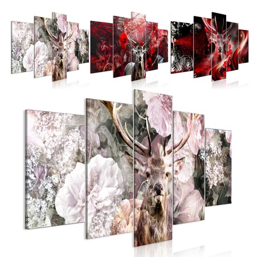 Hirsch abstrakt tiere blume - abstrakt,