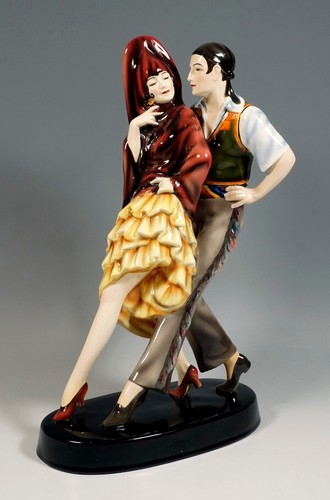 Goldscheider figur gruppe - figur,