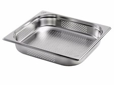GN Behälter 2/3 perforiert Edelstahl Gastronorm gelocht tiefe 40,65,100,150,200