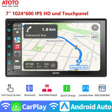 ATOTO F7WE Autoradio Doppel-DIN 7-Zoll GPS Mirror Link Wireless CarPlay BT FM/AM