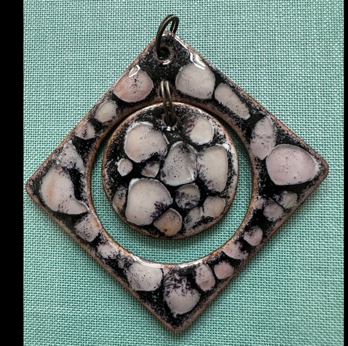 Anhänger aus emaille vintage - anhänger,