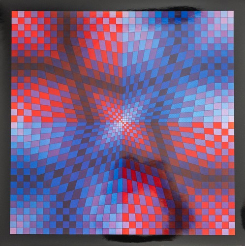 Vasarely heliogravur aus - vasarely,