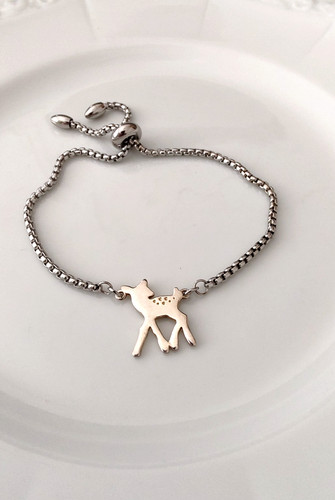 Armband reh verstellbar - armband, "reh",