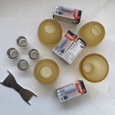 4x Lampenschirm g9 Ersatz Glas