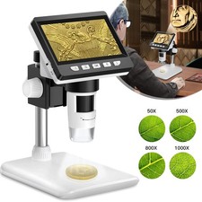4,3" Mikroskop LCD-Digitalmikroskop für Münzen 50-1000X Münzlupe USB Mikroskop