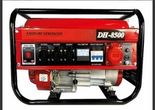 Gasoline Stromerzeuger Generator Hanesgut DH8500 Baustellen Werkstatt 6,5kW