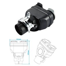 LKW Adapter 24V AHK 15-polig auf Anhänger 2 x 7-polig Stecker Steckdose PKW