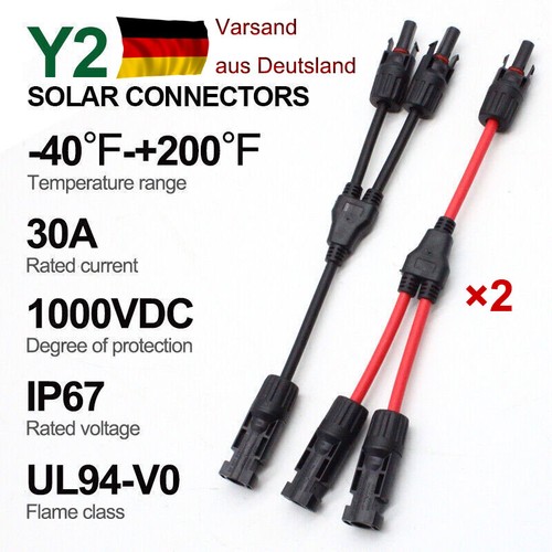 1paar solarstecker verteiler - 1paar,