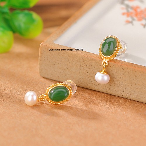 Natürliche grüne jade - jade, und
