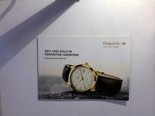 Uhrenkatalog : Zeit und Gold in perfekter Harmonie Degussa Goldhandel, Frankfurt
