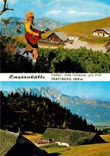 Sankt Koloman Enzianhuette Trattberg Alpenpanorama