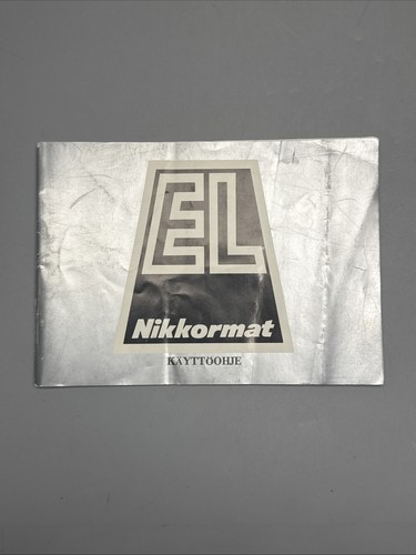 Nikkormat käyttöohje e5 - käyttöohje, #e5