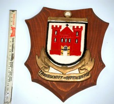 Troßschiff Offenburg, Holzplatte, 23cm, Marine Kameradschaft, Bundeswehr Schiff