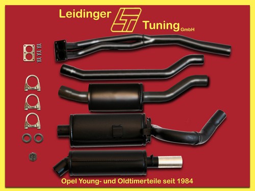 Kadett sportauspuff stahl - ,