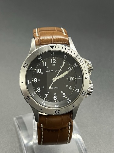 Hamilton khaki navy h74451 gmt - hamilton,