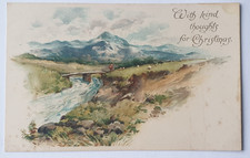 1920 Antike Weihnachtskarte