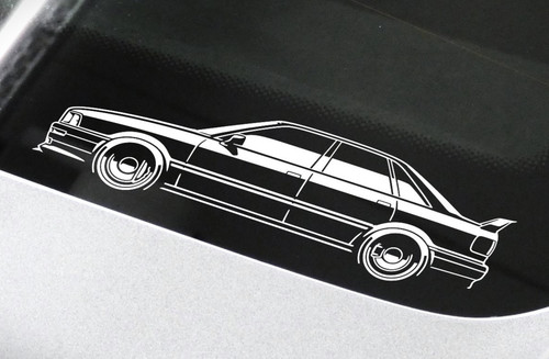 Audi sticker silhouette - 80,