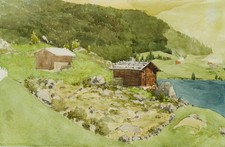 G. STEIN (19.Jhd), Holzhäuser