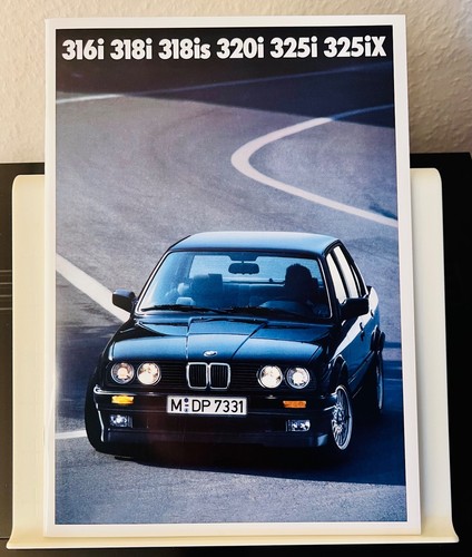 Bmw 3er prospekt 2 1989 - prospekt, 2.1989