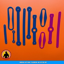 Dino Riders Gummibänder Ersatz Gummis Brontosaurus Pachyrhinosaurus Chasmosauru