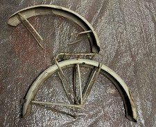 NSU Quickly Schutzblech vorn hinten mit Gepäckbrücke Originallack Oldtimer Set