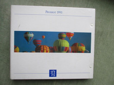 Peugeot 1993 Farbmuster Mappe +Lacke 106 +XSi,205+GTI,CTI,306,405+Break+605,J5