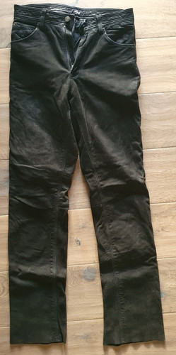 Nubuk lederhose schwarz - nubuk,