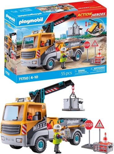 Playmobil baustellen lkw mit - playmobil, baustellen-lkw