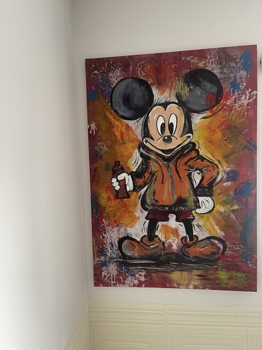 Acryl abstrakt - ,