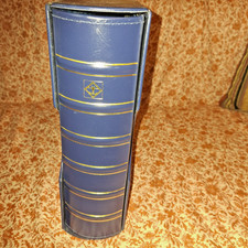 Optima Ringbinder im Classic-Design, inklu. Schutzkasette, blau