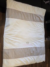Babykrabbeldecke Babyspieldecke Bebe kleine Prinzessin beige