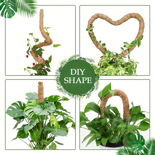 Diy pflanzenstütze moosstange - diy,